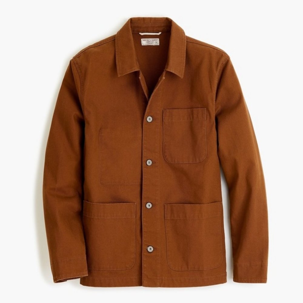 J Crew Wallace & Barnes Duck Canvas Utility Chore Jacket